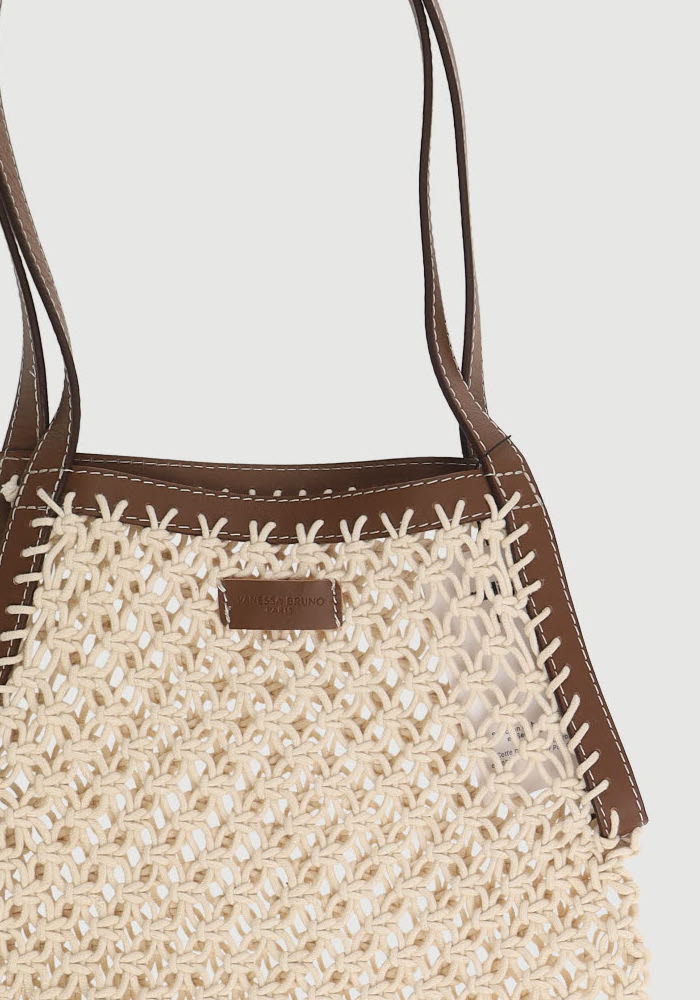 Sac Cabas Beige et Marron
