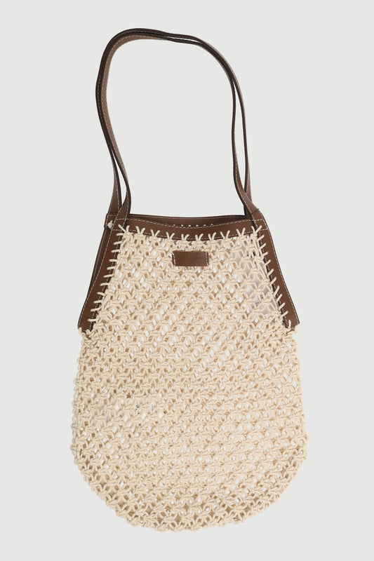 Sac Cabas Beige et Marron