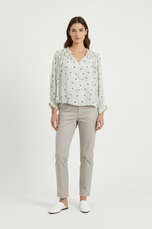 Blouse Fleurie Multicolore - Taille M/38