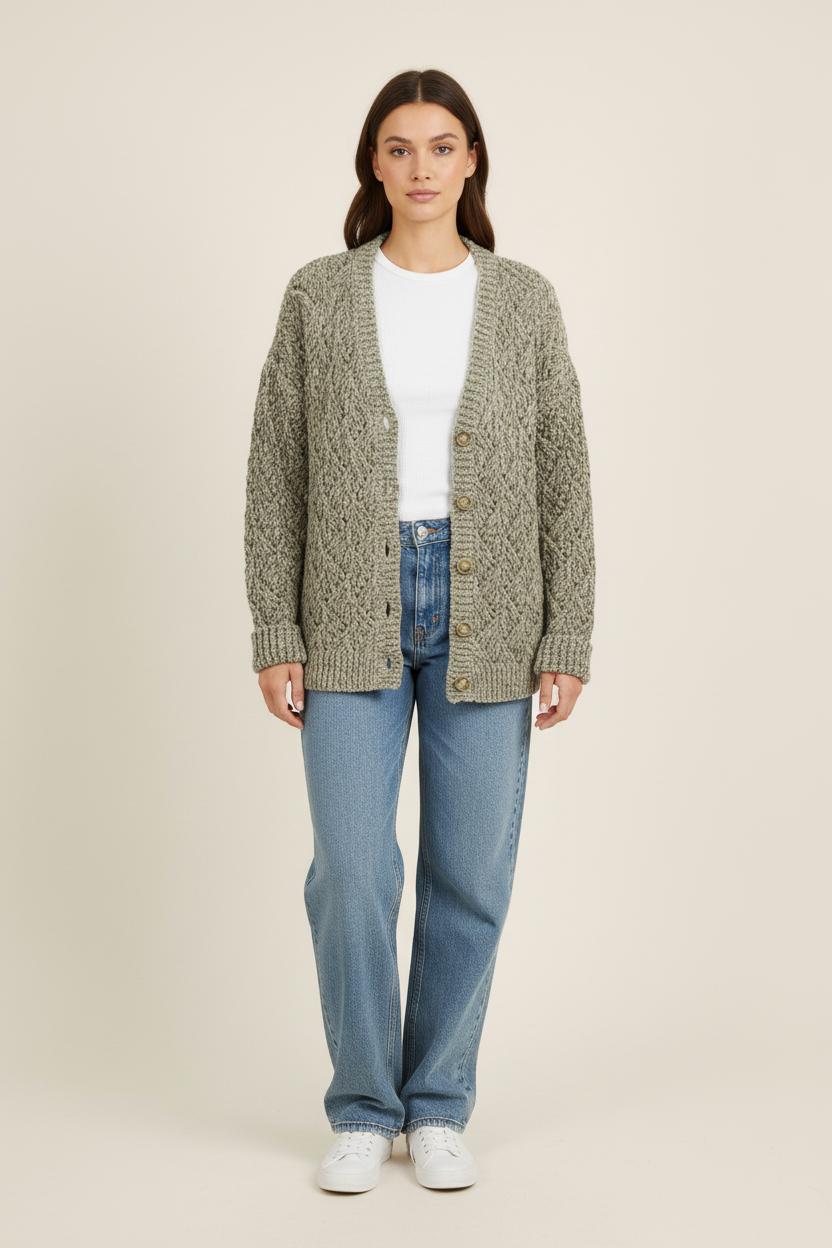 Cardigan Gris - Taille S/36