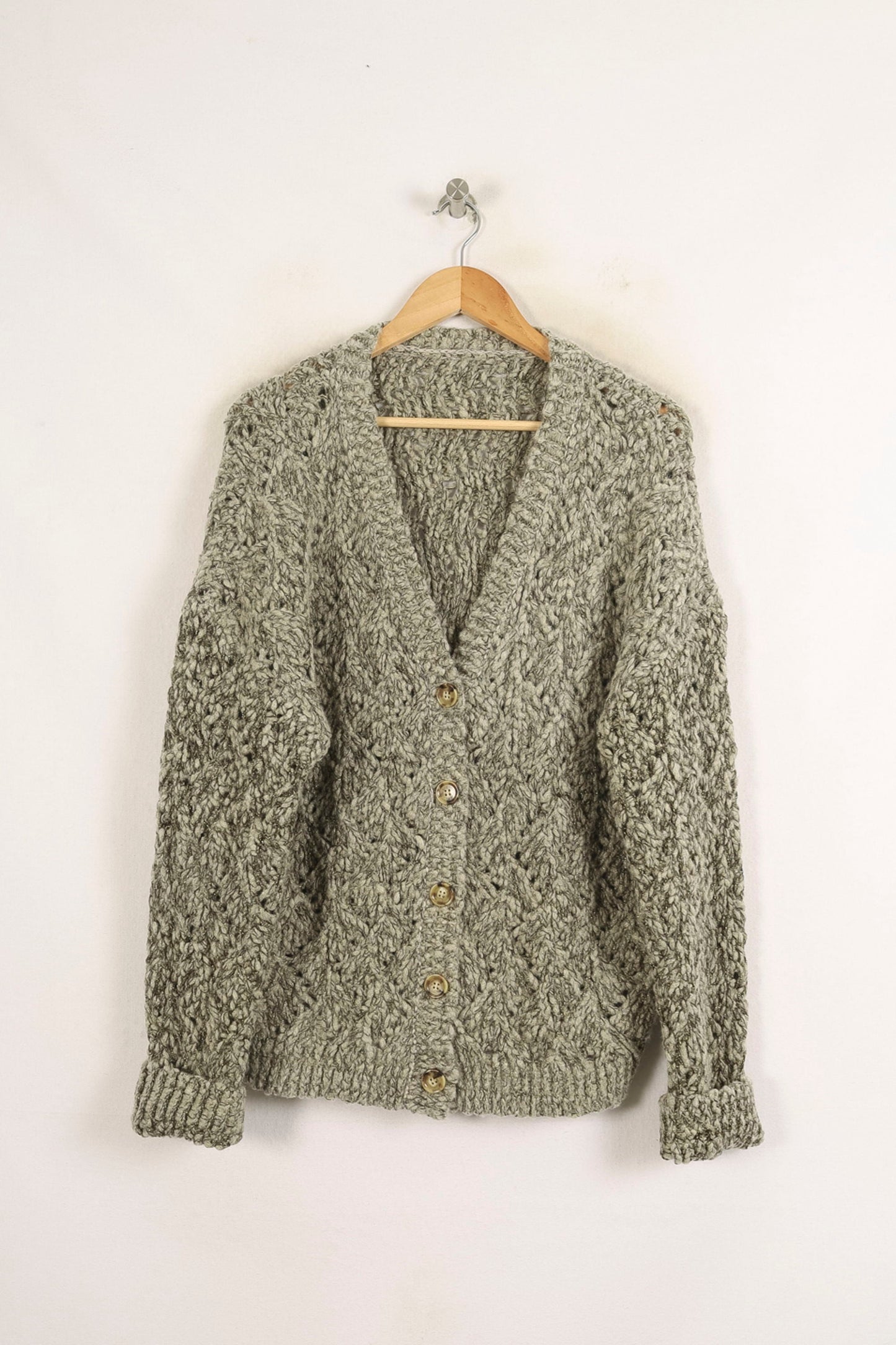 Cardigan Gris - Taille S/36