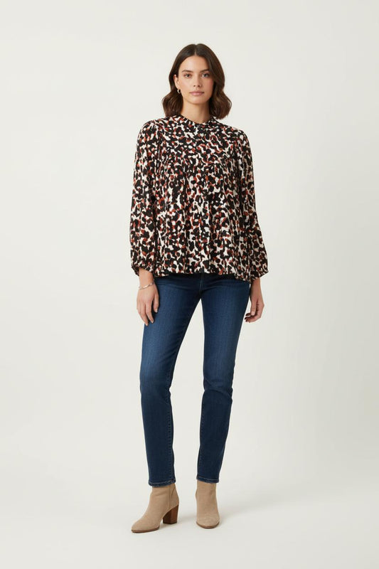 Blouse multicolore - Taille M/38