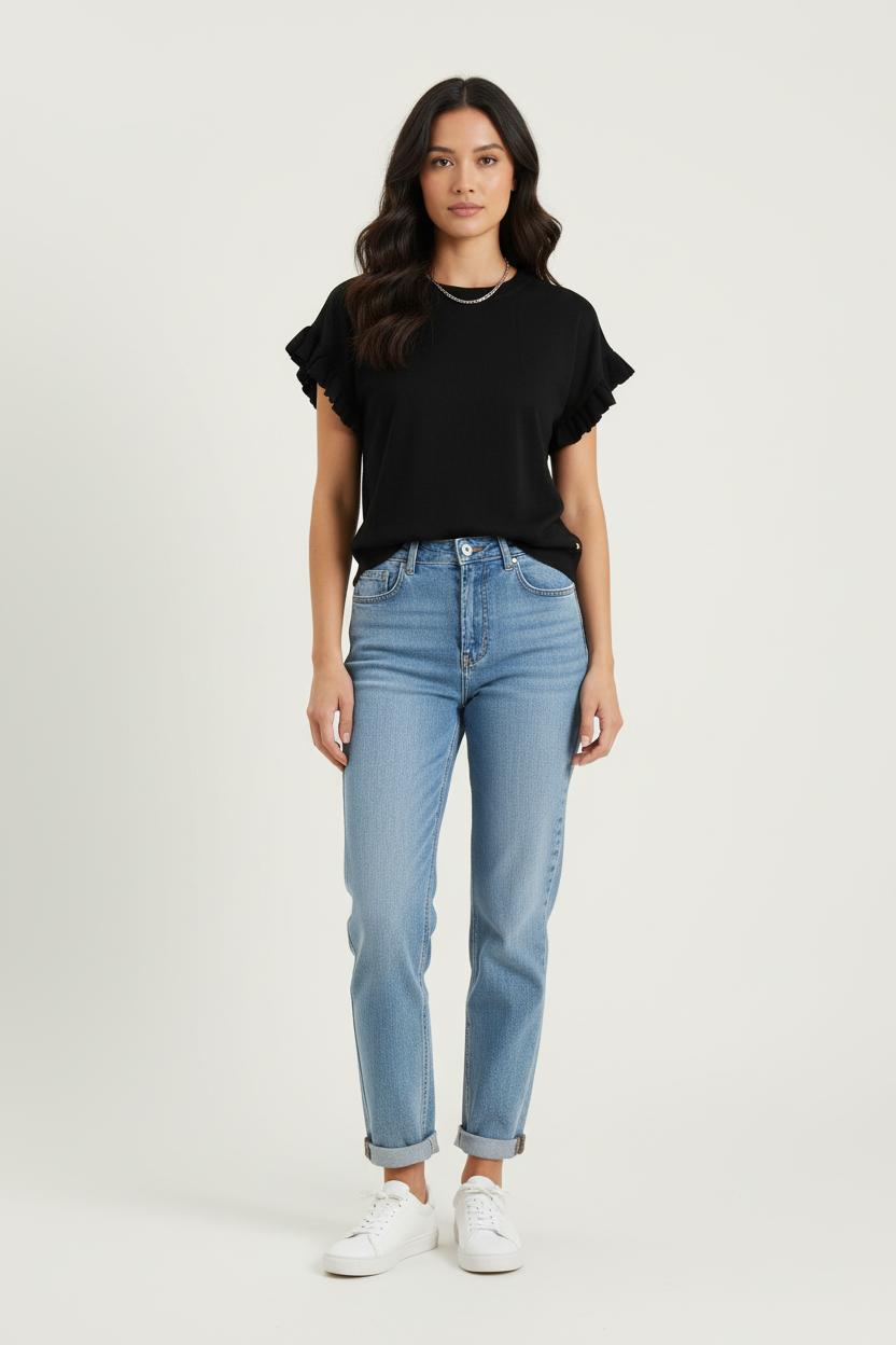 T-shirt Noir - Taille S/36