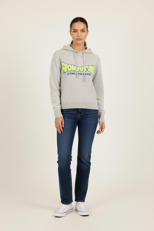 Sweat à Capuche Gris - Taille S/36