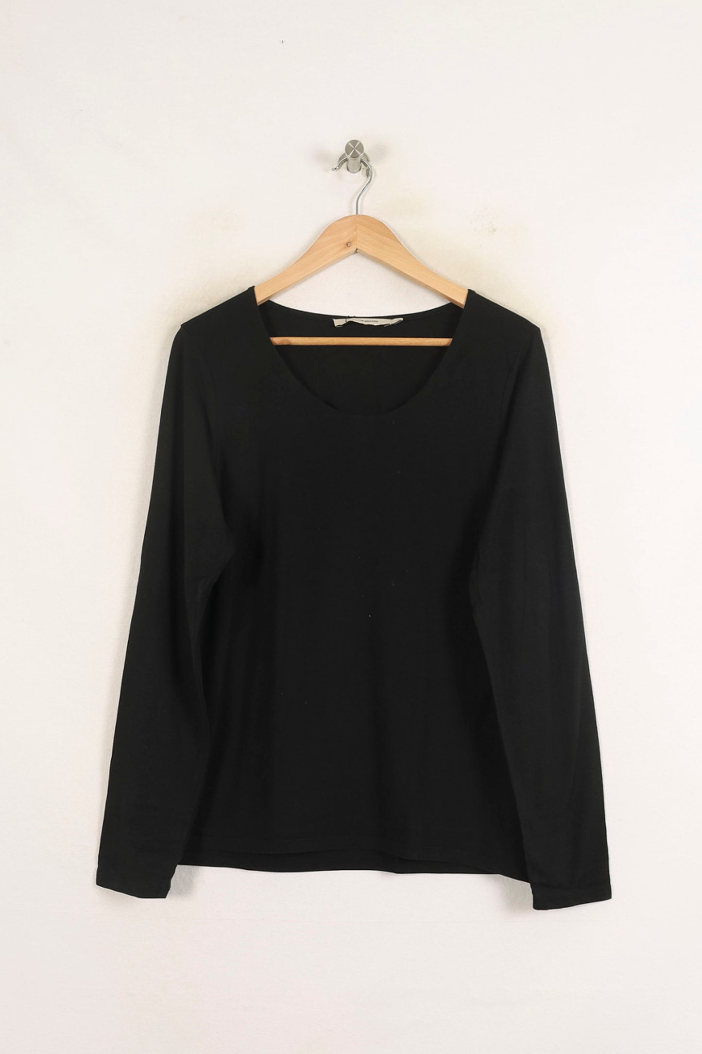 Tee-shirt Manches Longues Noir - Taille XL/42