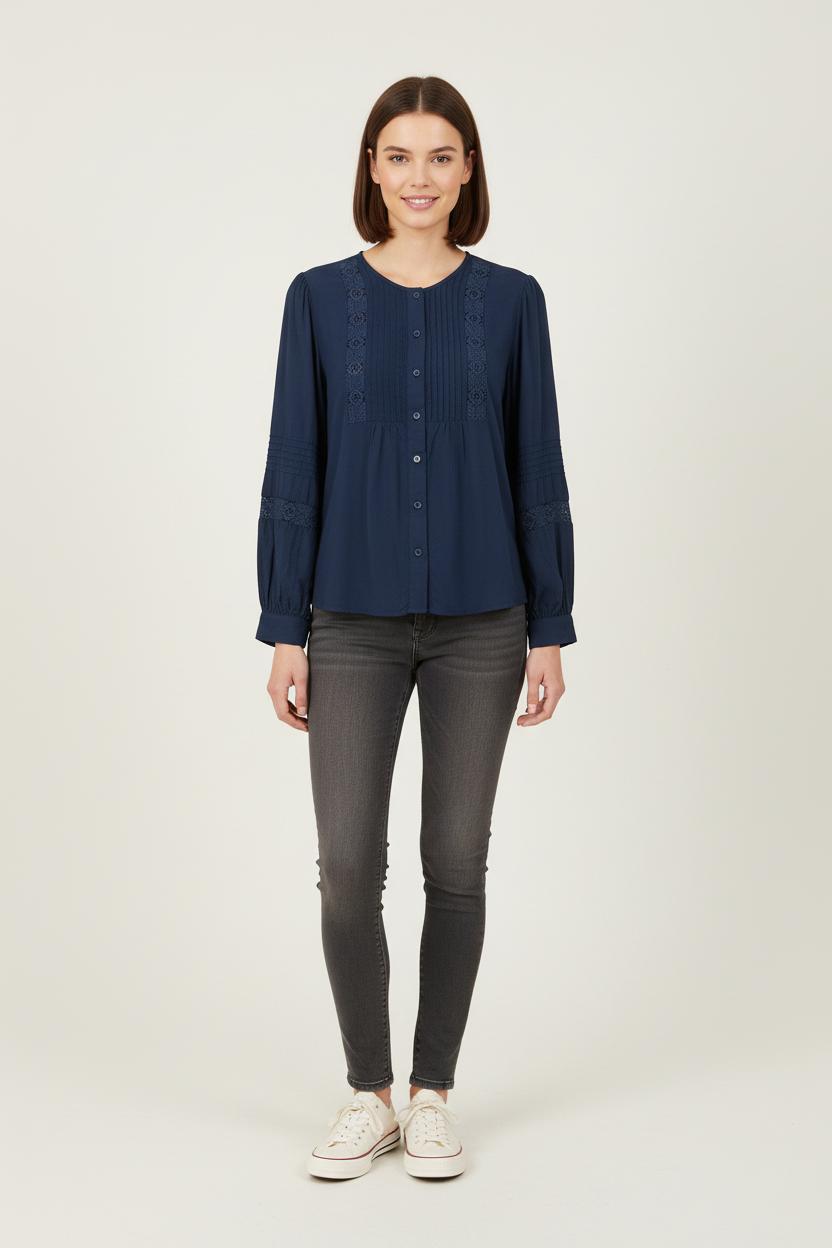 Blouse Bleue - Taille XXL/44