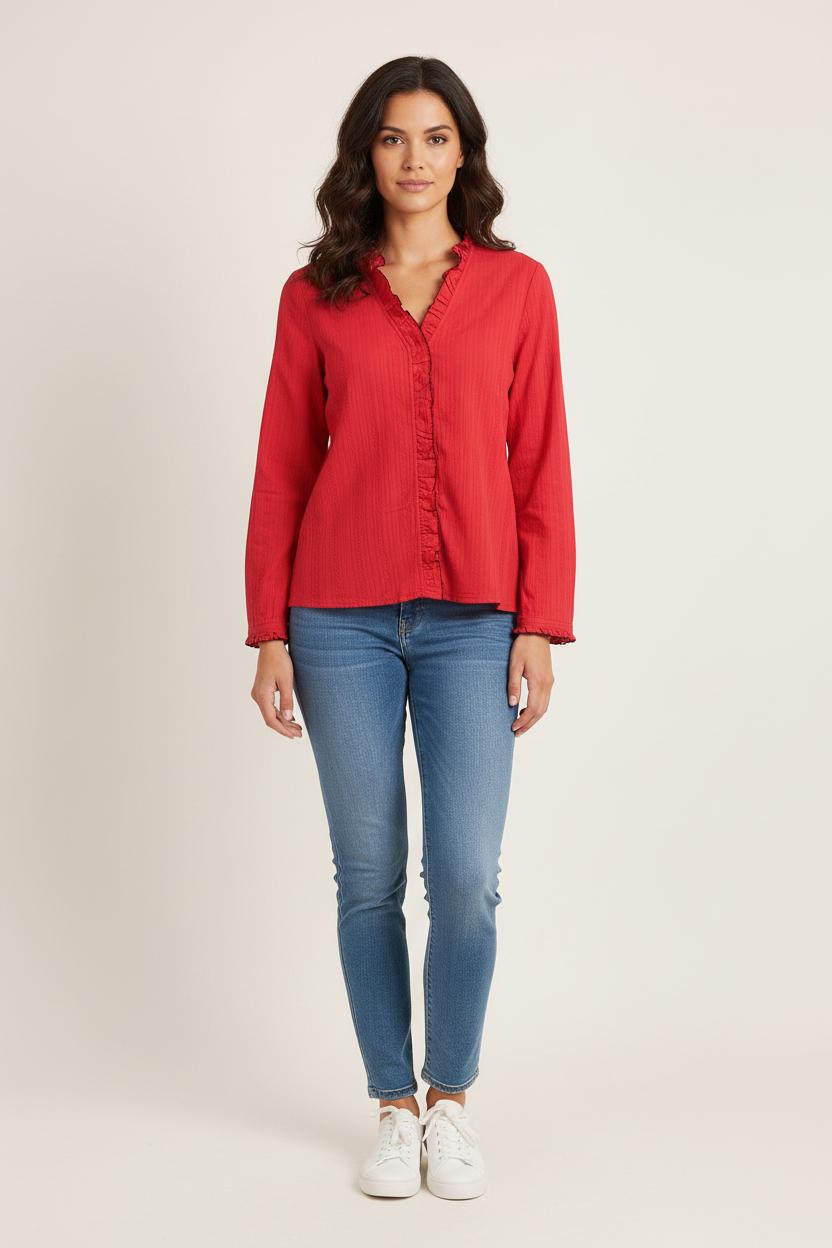 Blouse Rouge - Taille XS/34