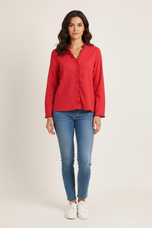 Blouse Rouge - Taille XS/34