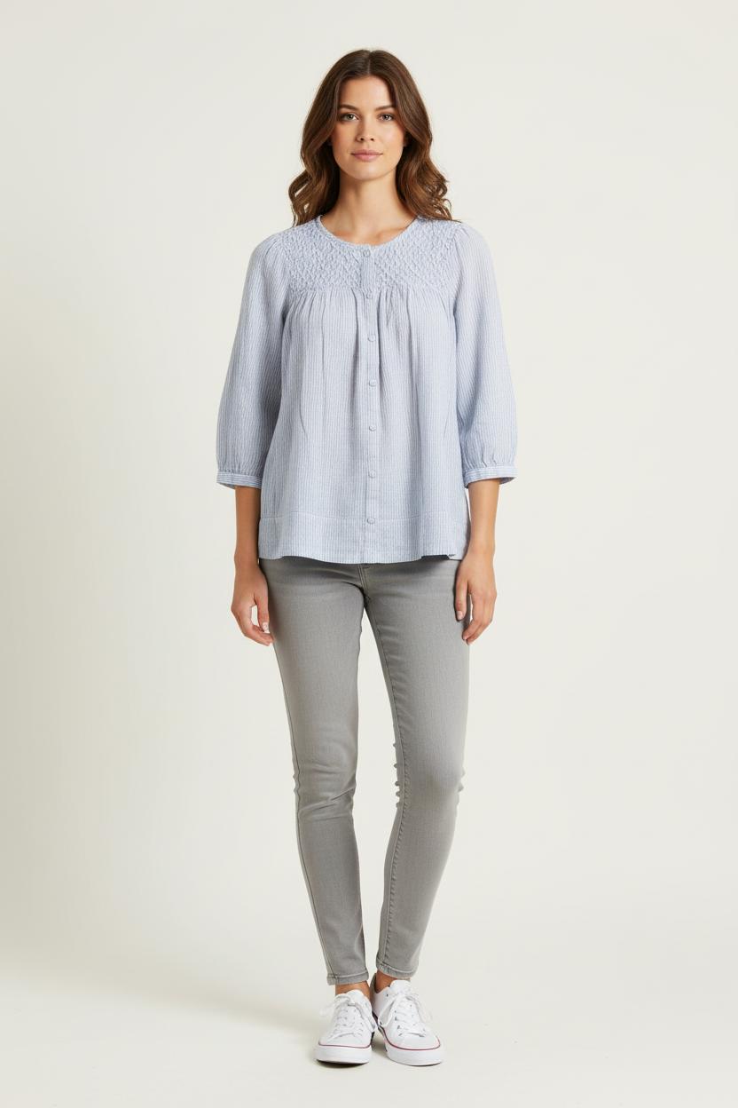 Blouse Bleue - Taille XS/34