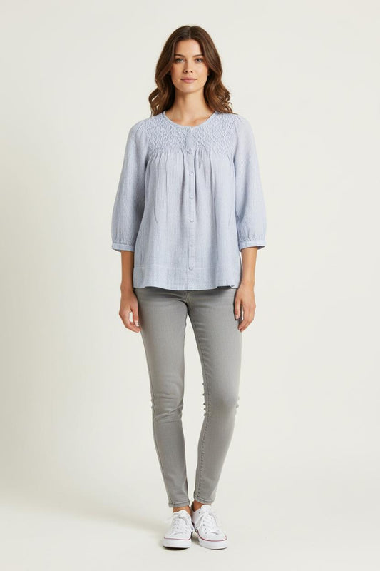 Blouse Bleue - Taille XS/34