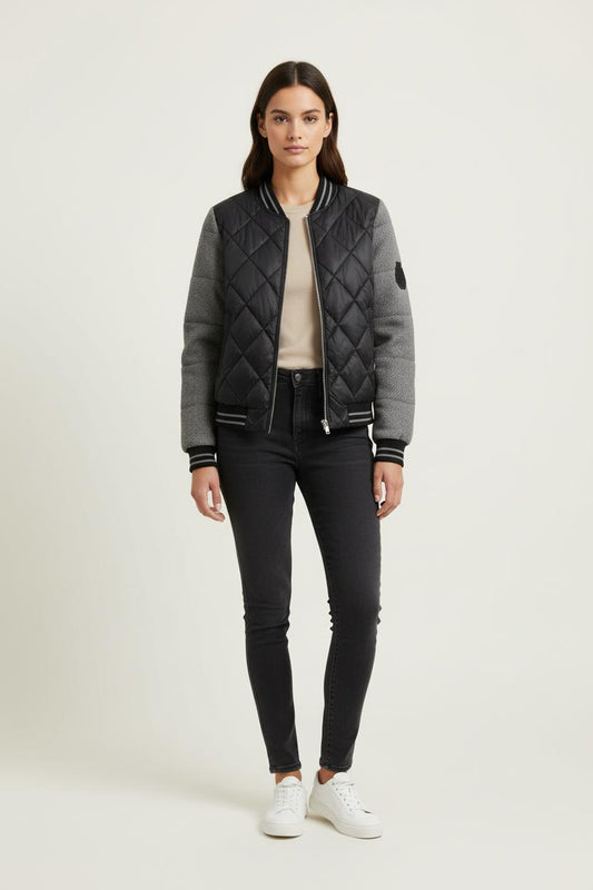 Blouson Noir et Gris - Taille L/40