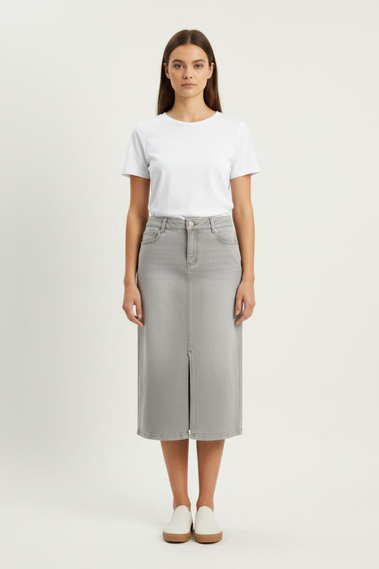 Jupe Crayon Grise - Taille M/38