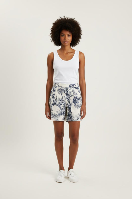 Short Blanc et Bleu - Taille M/38