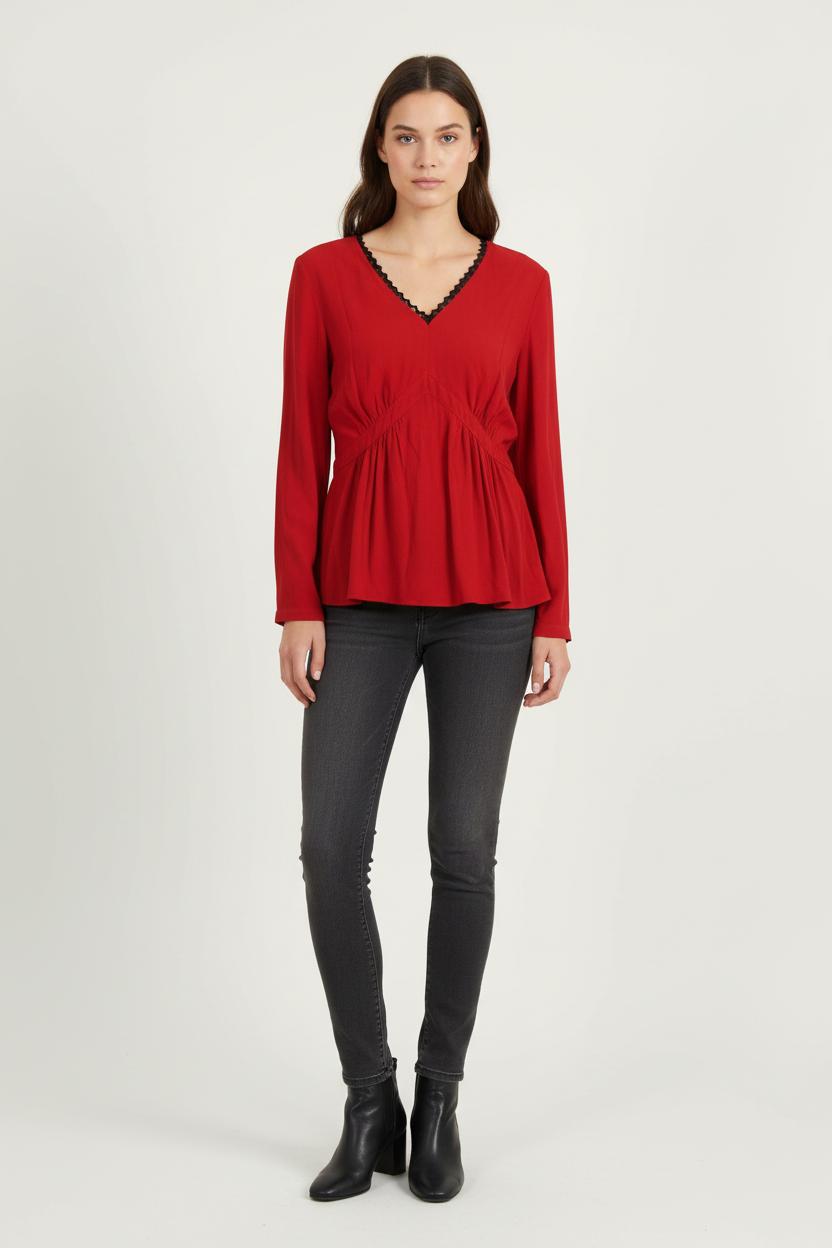 Blouse Rouge - Taille S/36
