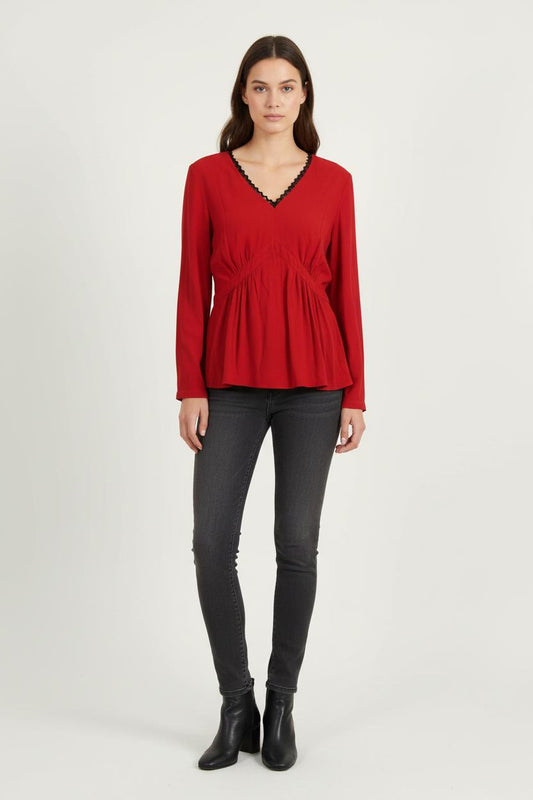 Blouse Rouge - Taille S/36