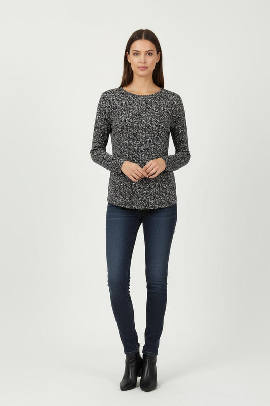 Tunique Noire et Blanche - Taille XS/34