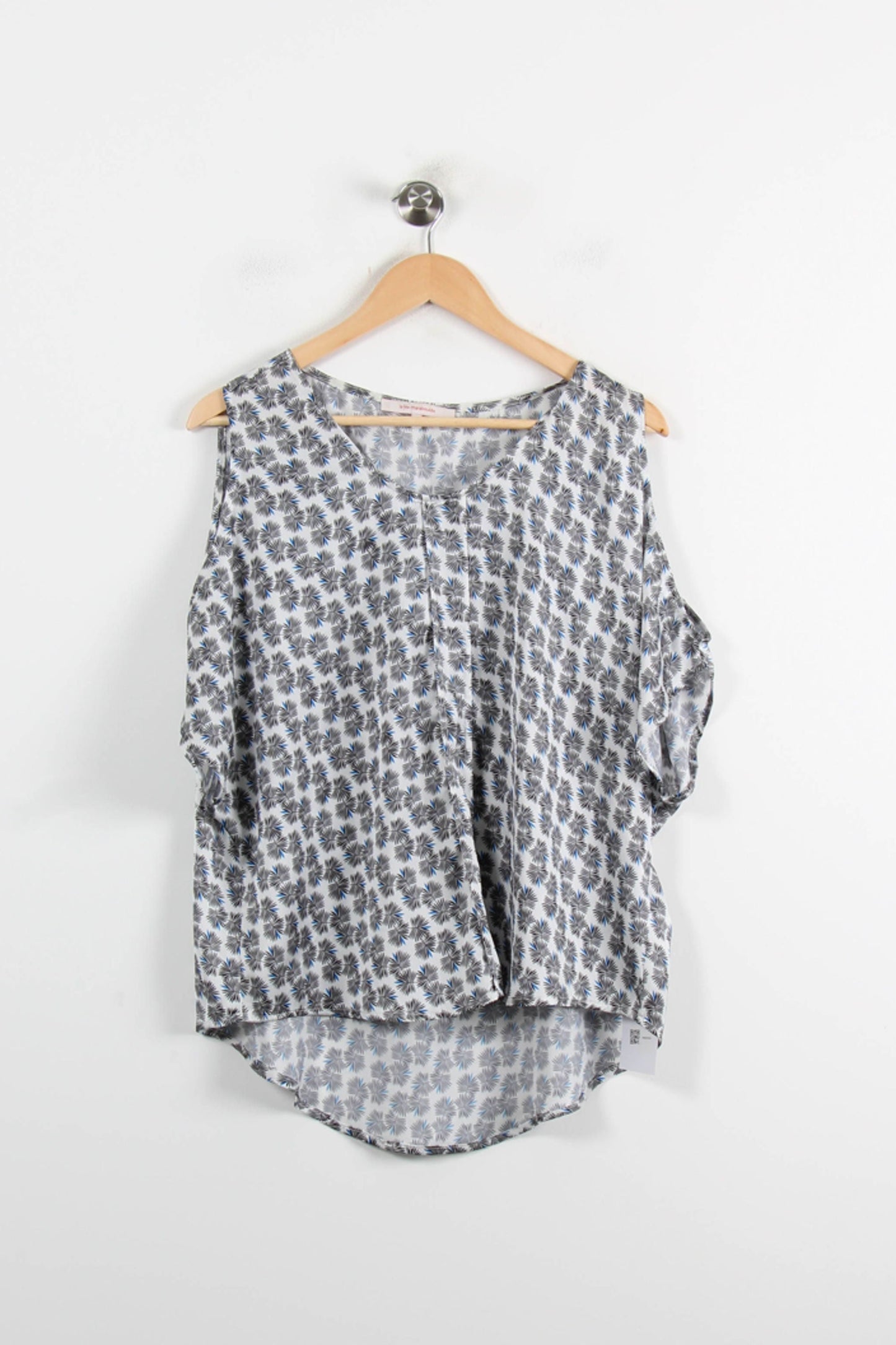 Blouse Blanche et Noire - Taille XL/42