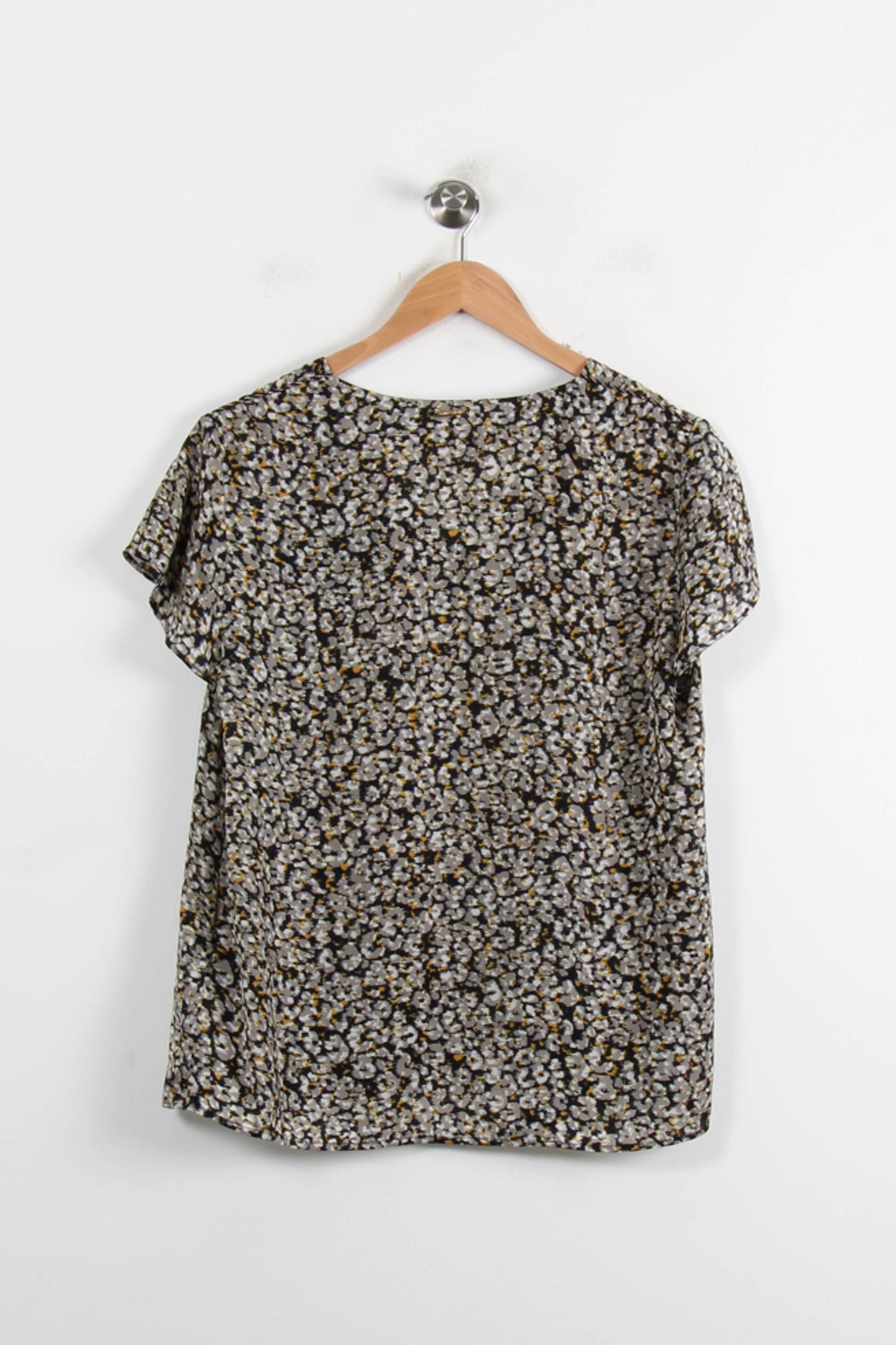 Blouse Noire et Grise - Taille L/40