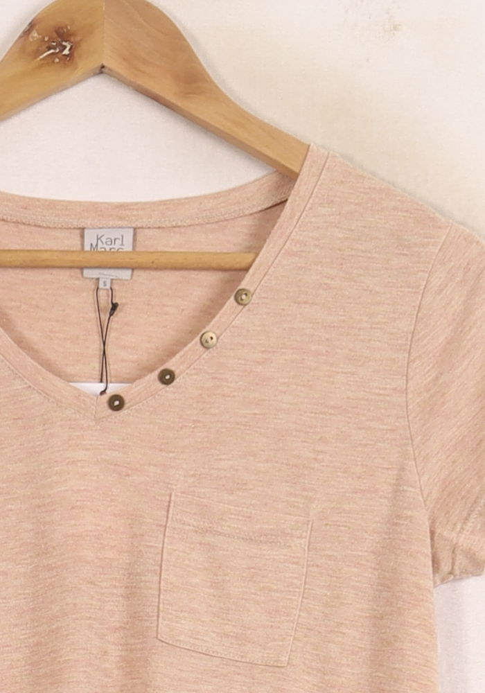 Tee-shirt Rose - Taille S/36