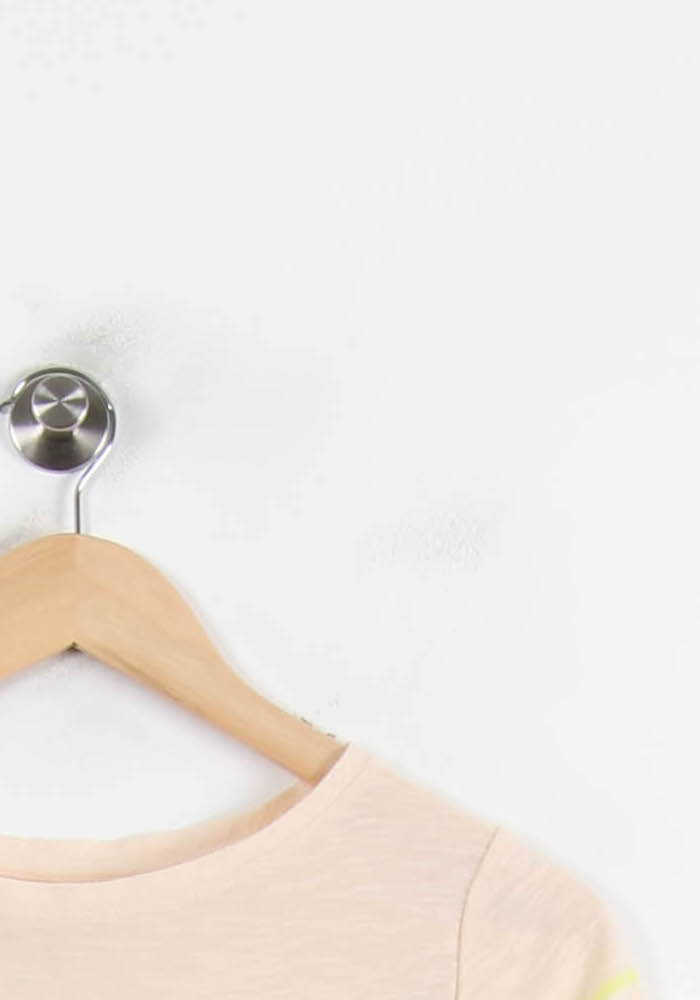 Tee-shirt Beige et Jaune - Taille XS/34