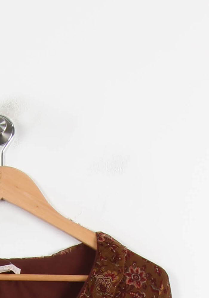 Blouse marron - Taille XS/34