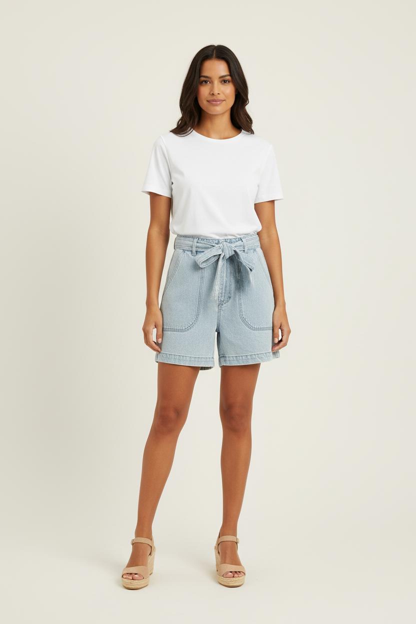 Short en Jean Bleu - Taille M/38