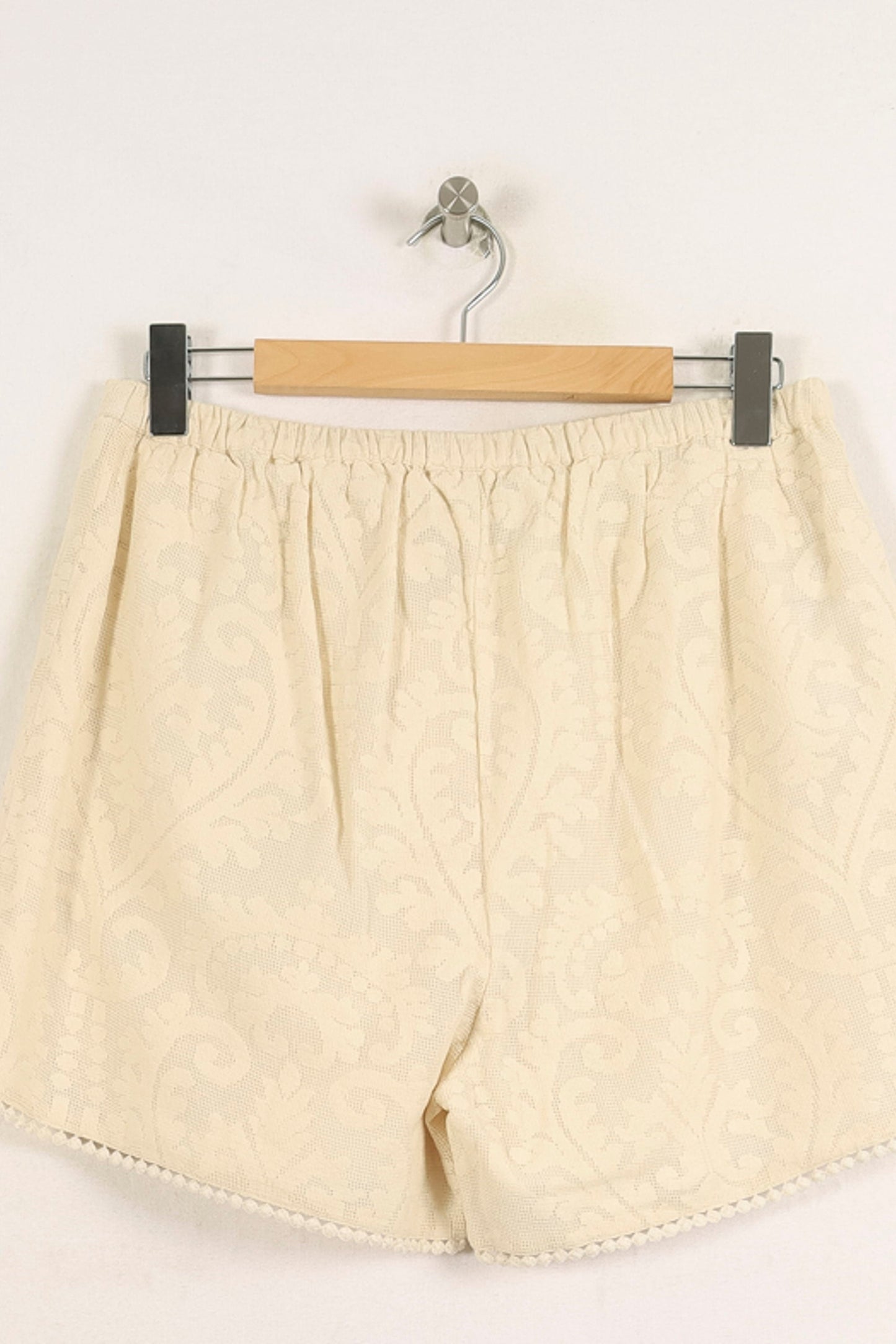 Short Dentelle Beige - Taille XL/42