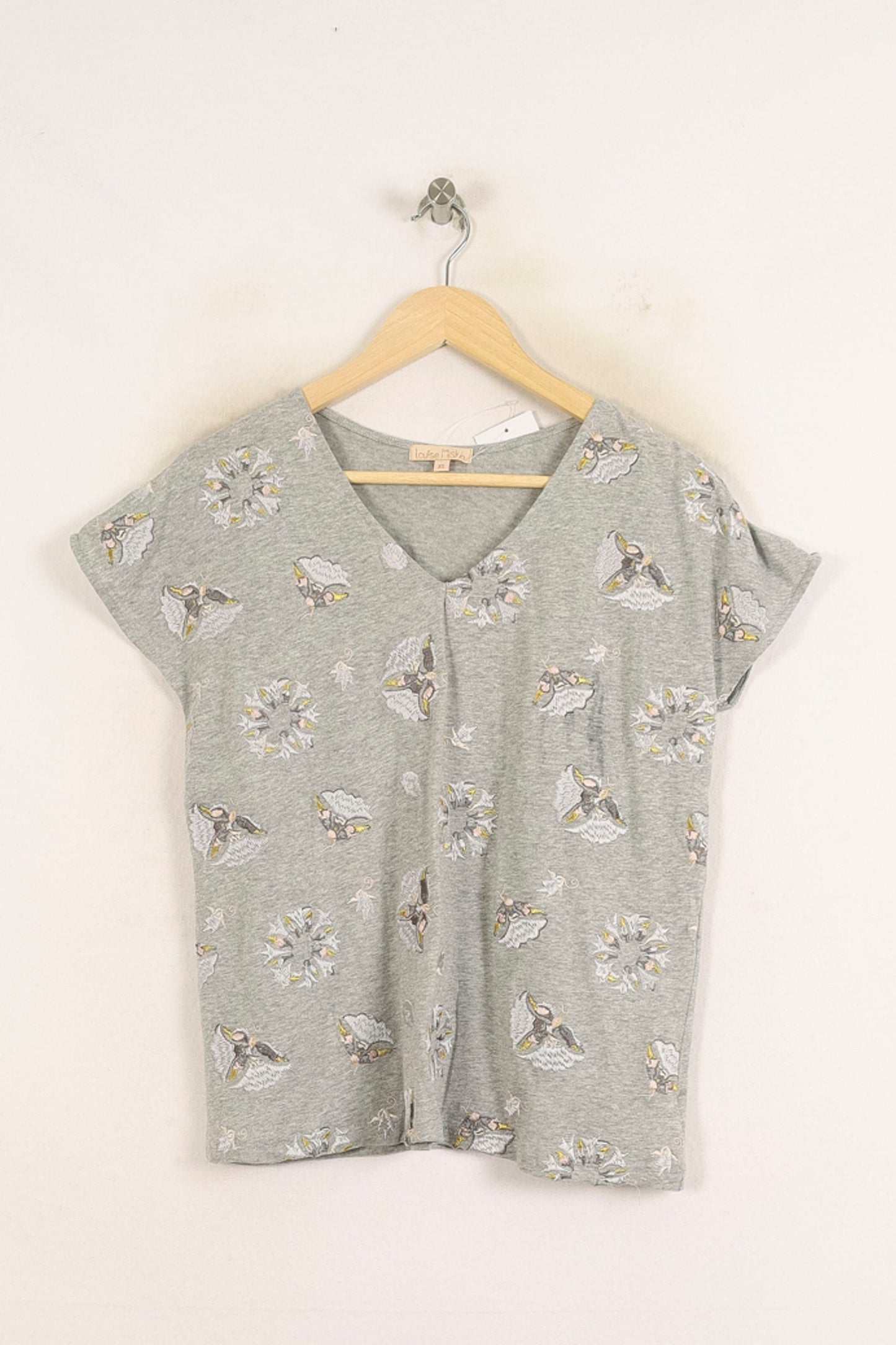 Tee-shirt Gris - Taille XS/34