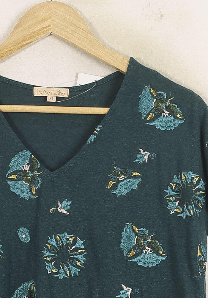 Tee-shirt Vert - Taille XS/34