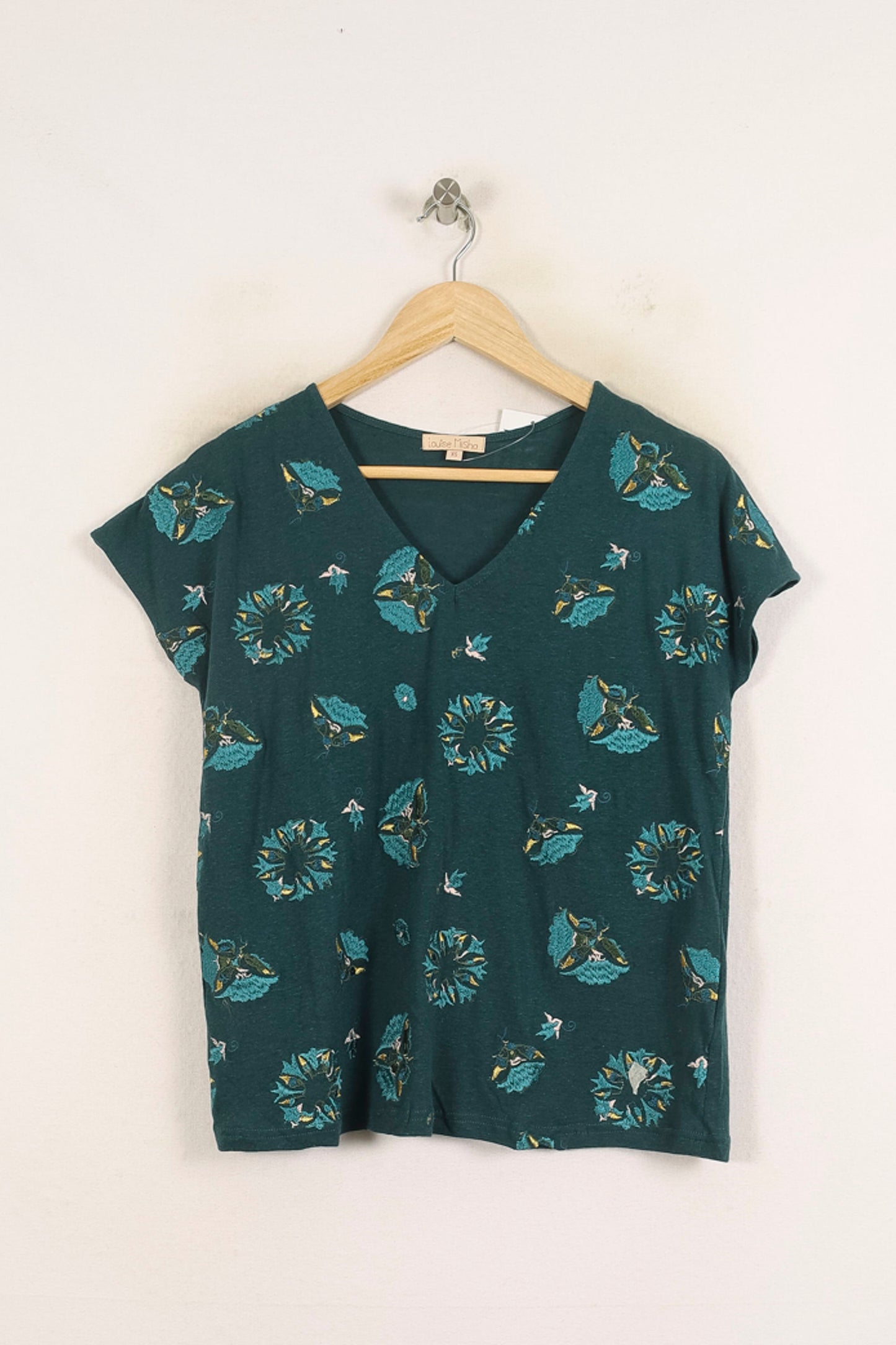 Tee-shirt Vert - Taille XS/34