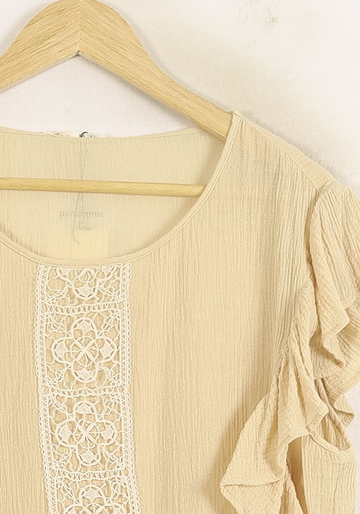 Blouse Beige - Taille L/40