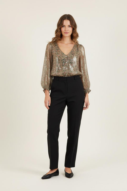 Blouse multicolore - Taille M/38