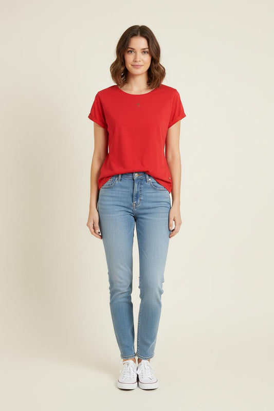 Tee-shirt Rouge - Taille S/36