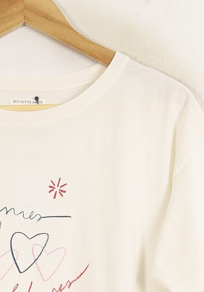 Tee-shirt Blanc - Taille XS/34