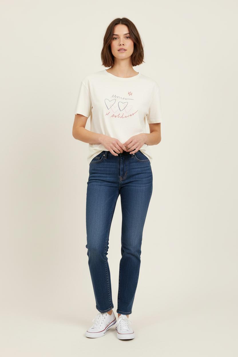 Tee-shirt Blanc - Taille XS/34