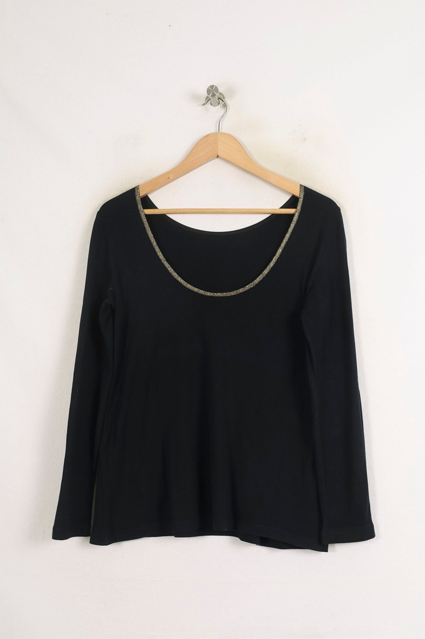 T-shirt Manches Longues Noir - Taille S/36