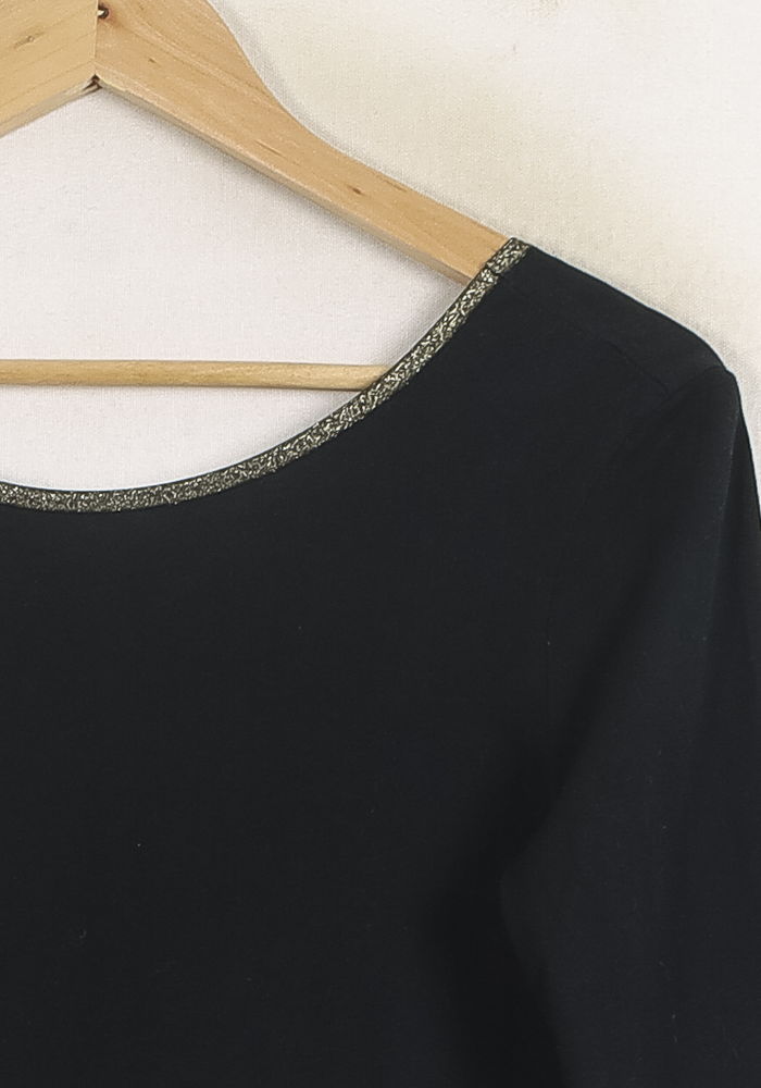 T-shirt Manches Longues Noir - Taille S/36