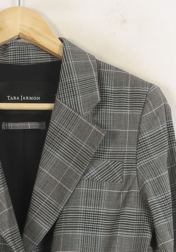 Blazer Gris à Carreaux - Taille M/38