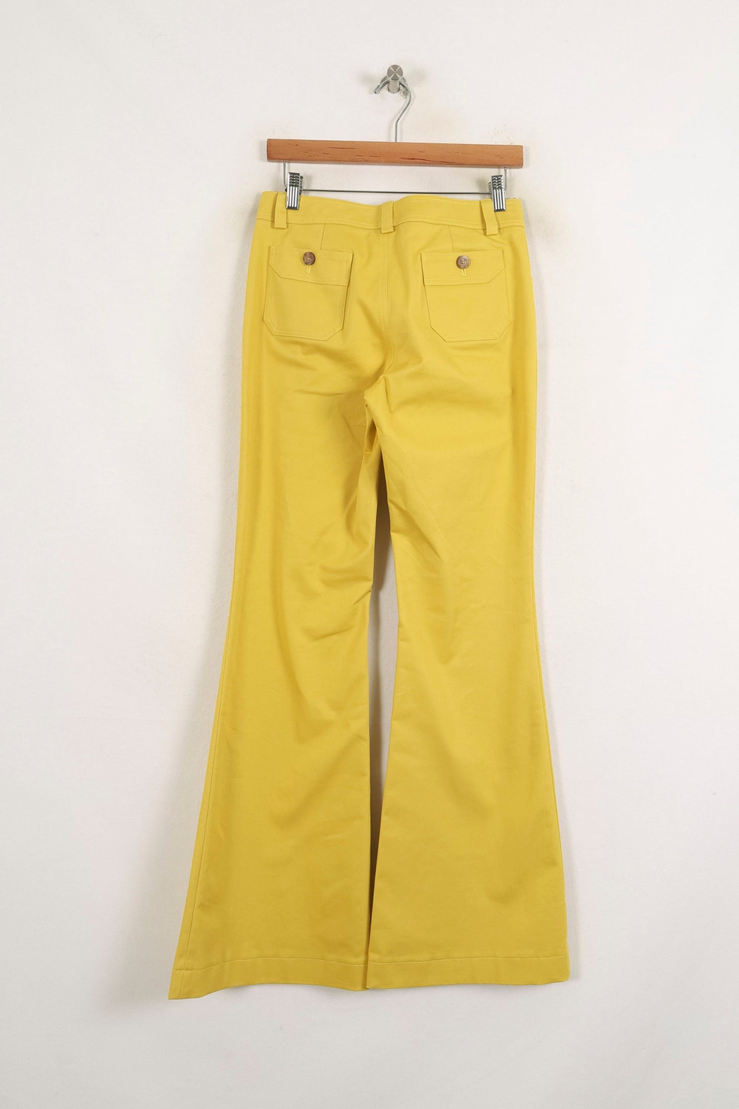 Pantalon Évasé Jaune - Taille S/36