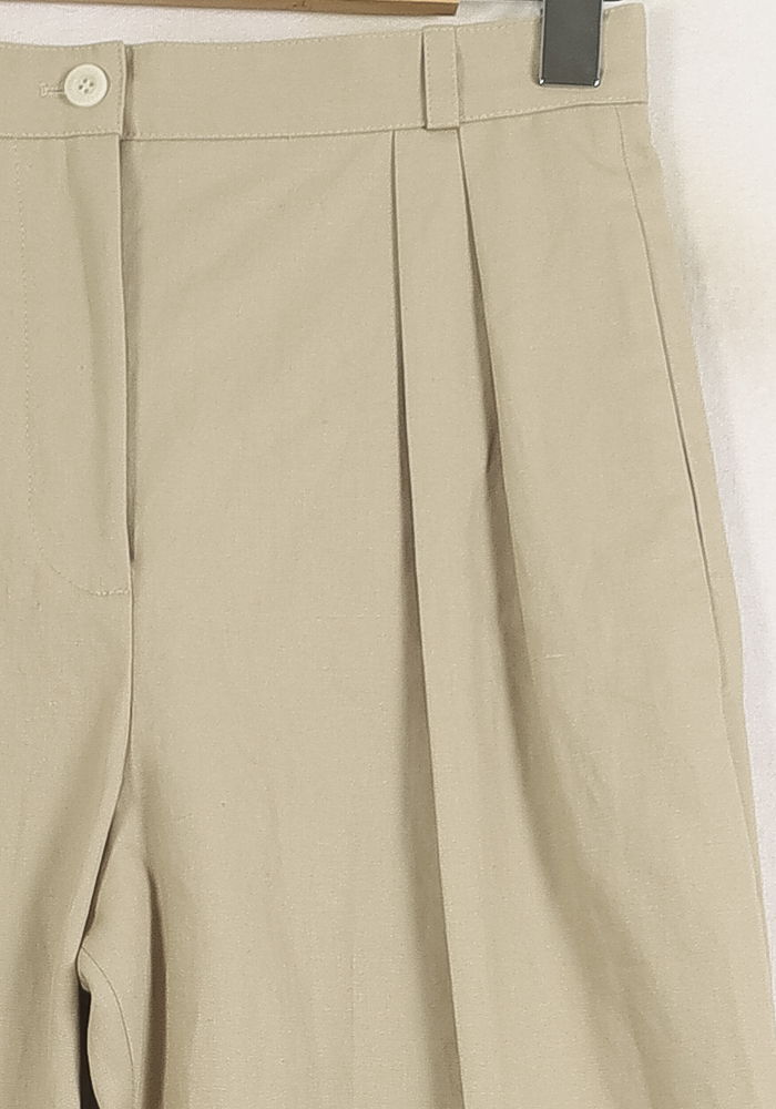 Pantalon Tailleur Beige - Taille S/36