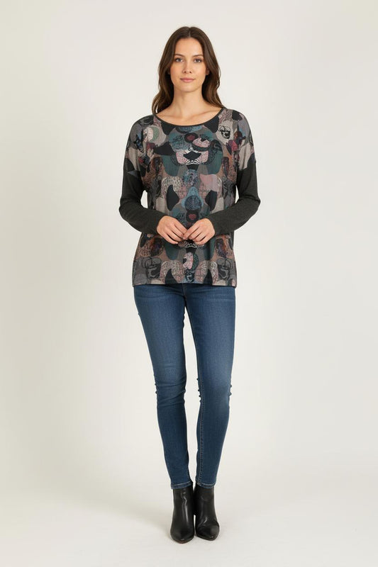 Sweat multicolore - Taille XL/42