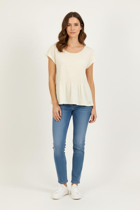 Blouse Beige - Taille S/36