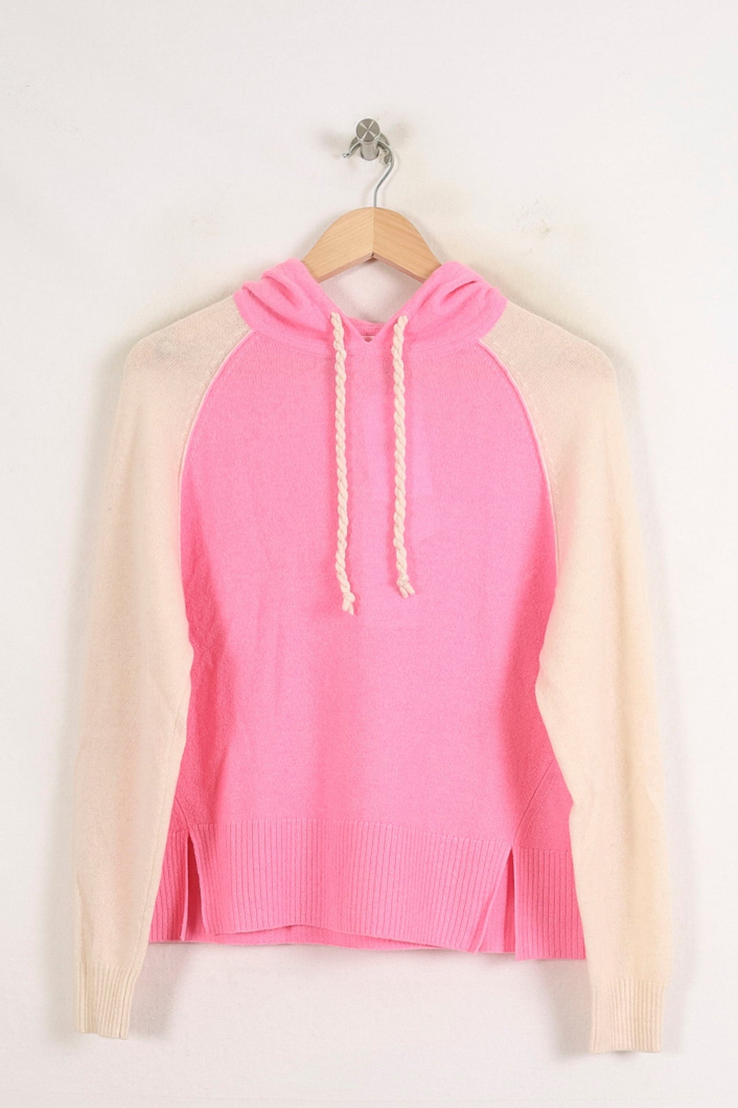 Sweat à Capuche Rose et Beige - Taille S/36