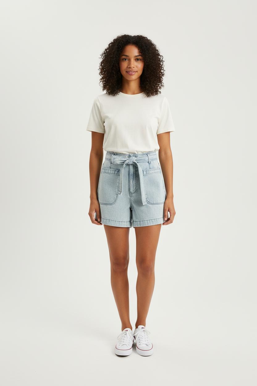 Short et Jean Bleu - Taille XS/34