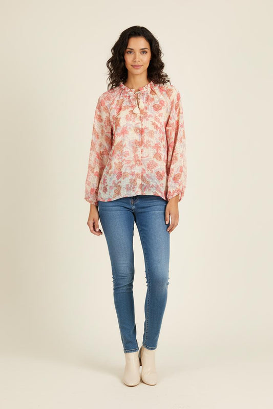 Blouse Rose et Blanche - Taille S/36