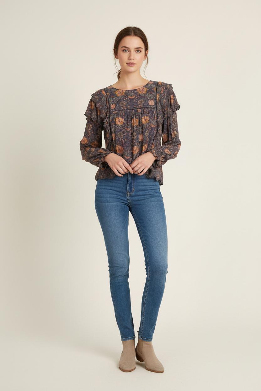 Blouse Violette - Taille S/36