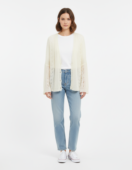 Cardigan Blanc - Taille S/36