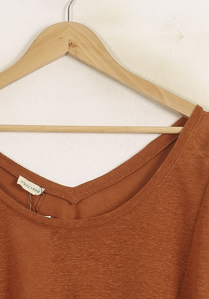 Tee-shirt Marron - Taille S/36