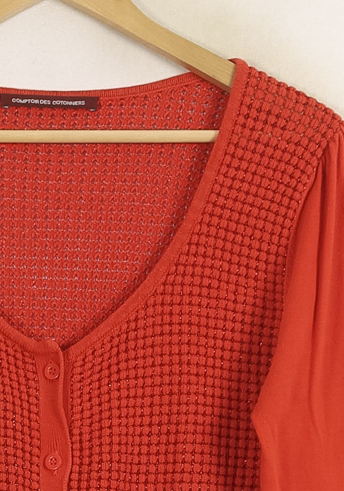 Cardigan Orange - Taille L/40