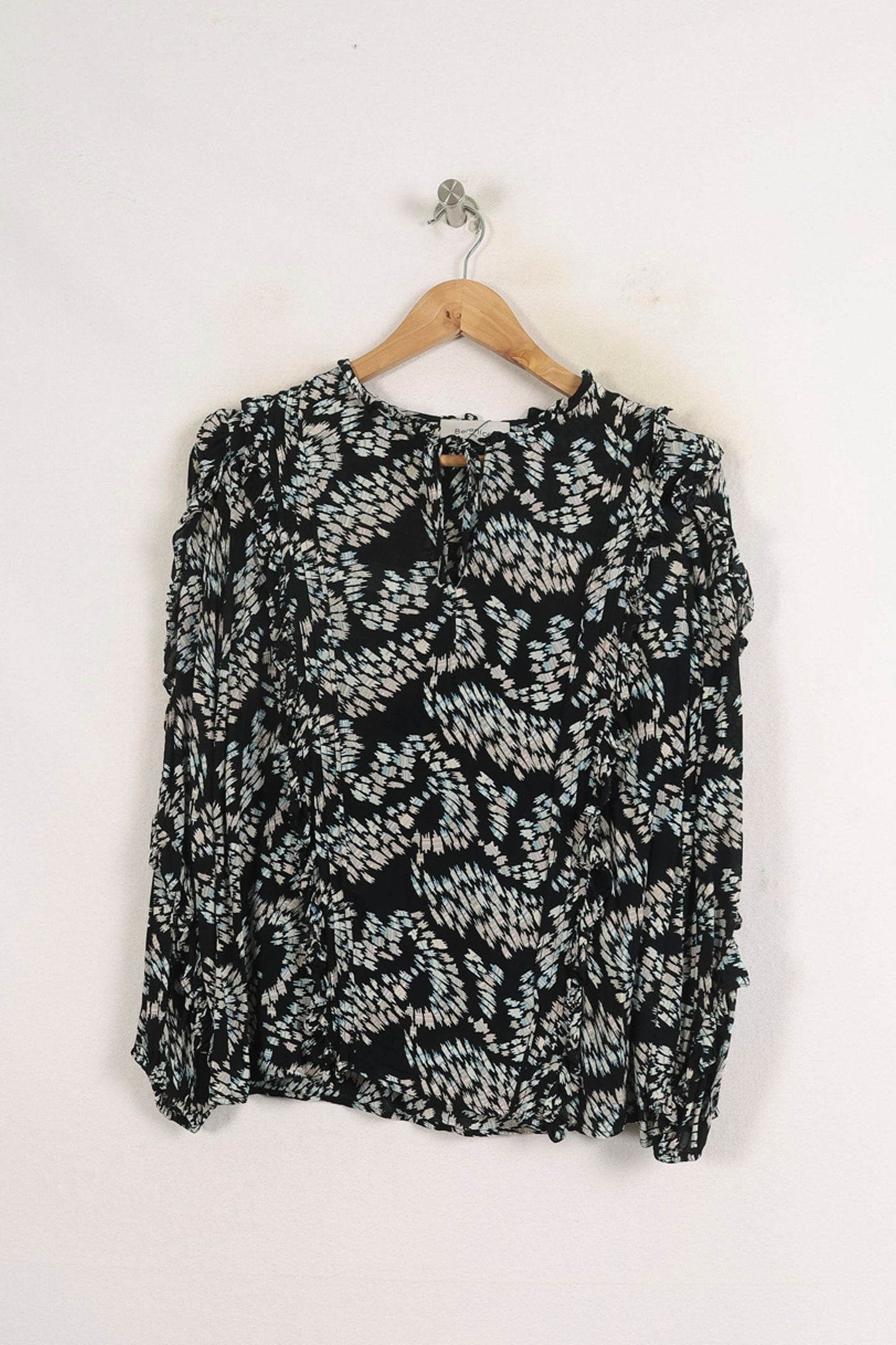 Blouse Noire et Blanche - Taille XS/34